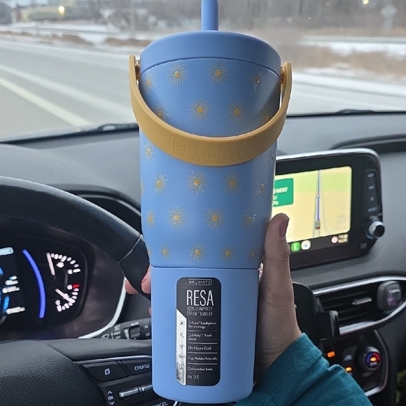 BrüMate Blue and Yellow Water Bottle